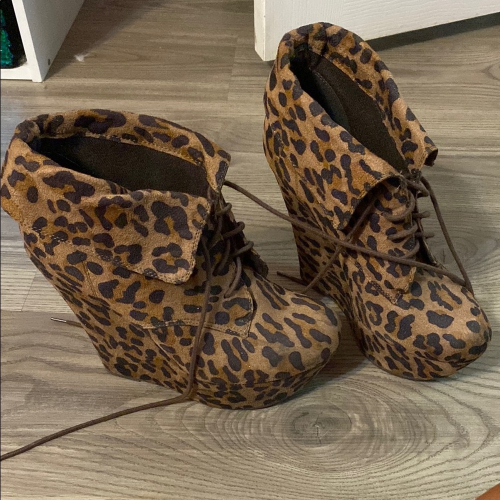 Leopard Booties